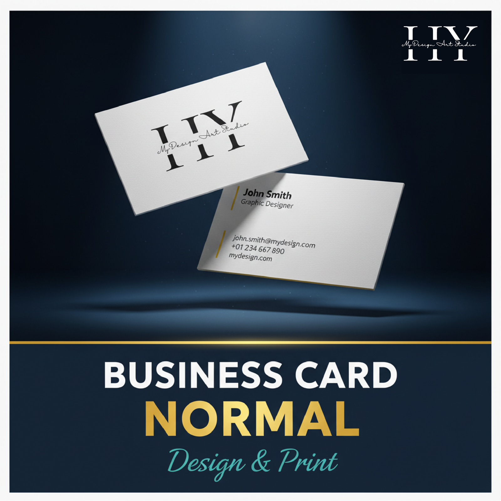 standard business card