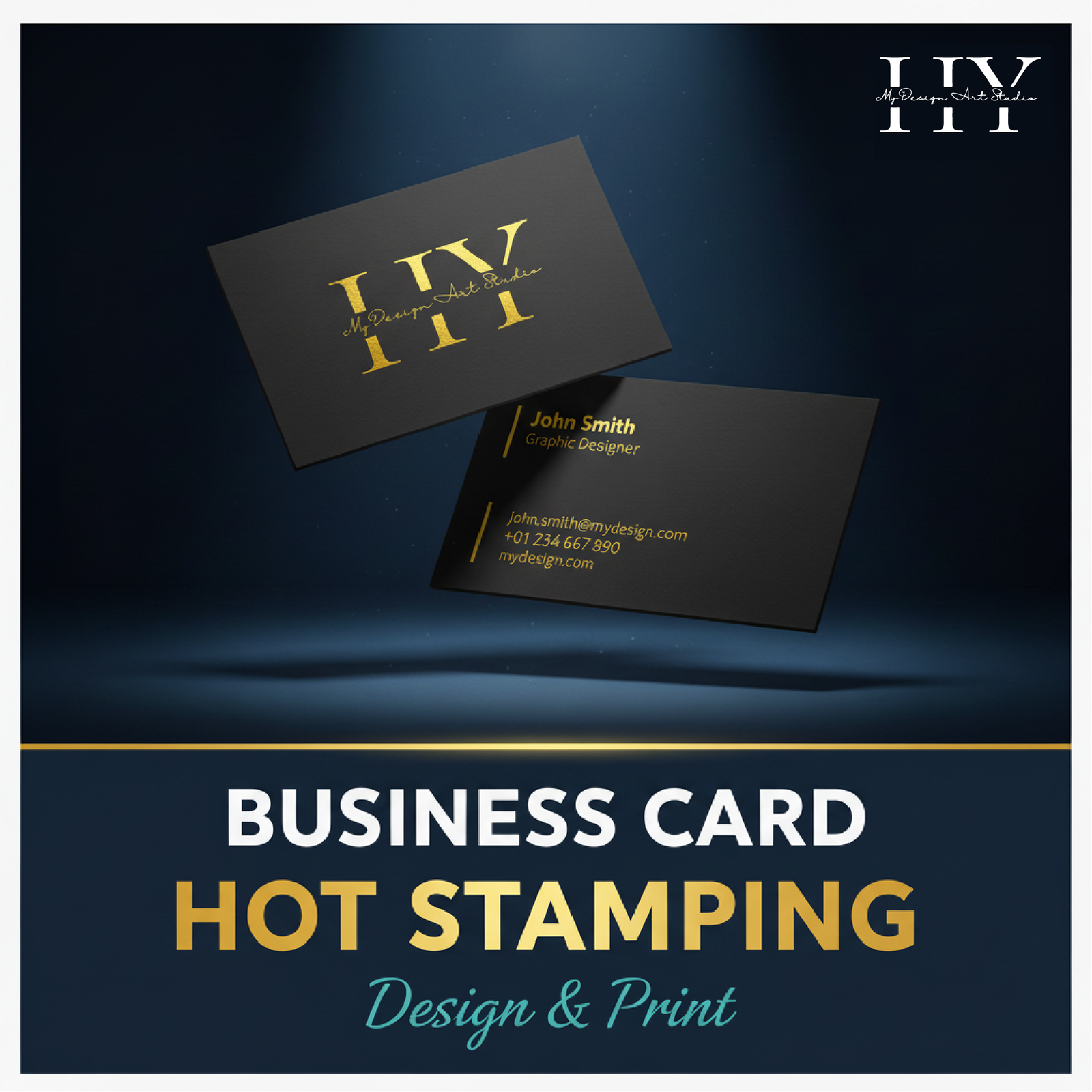 hot stamping business card